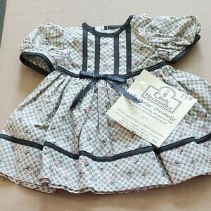 American Girl Blue and White Ruffled Tiered Sundress